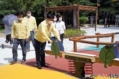 공원 녹지 분야 주요 사업 현장 방문 대표사진