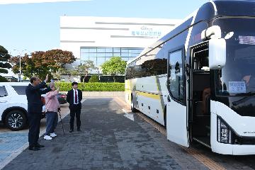 지체장애인협회 전국지체장애인체육대회 환송 대표사진