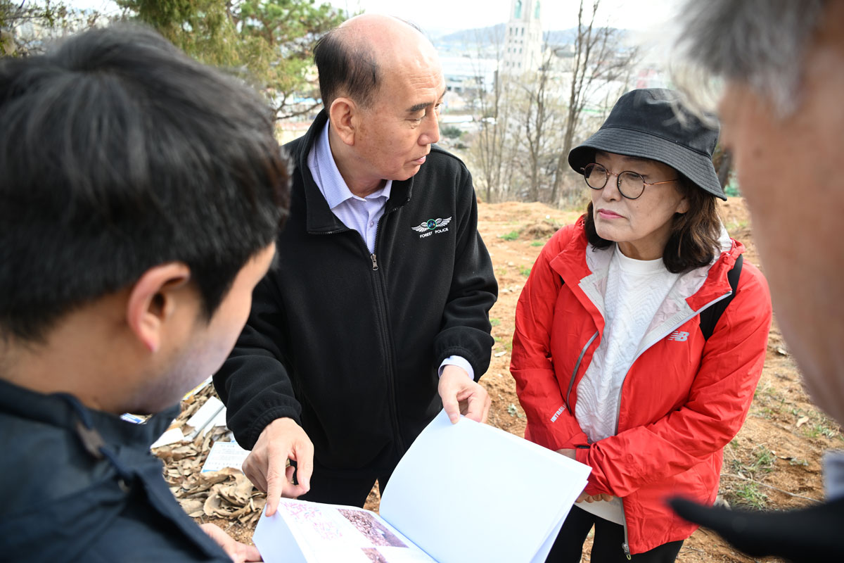 상패동 민원현장 방문 이미지