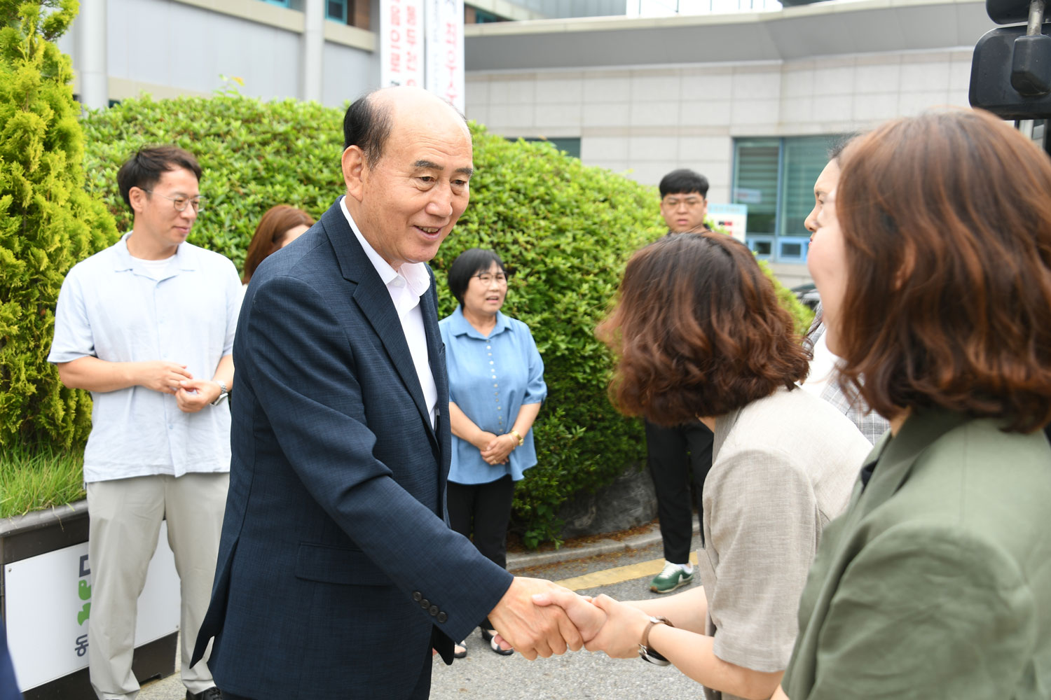 경기도 지역사회보장협의체 지역대회 참가 환송 이미지