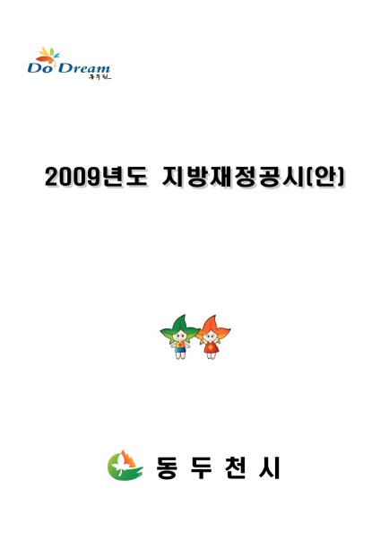 2009년 지방재정공시 Ebook 이미지