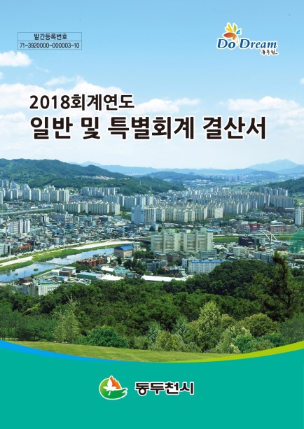 2018회계연도 일반 및 특별회계 결산서 Ebook 이미지