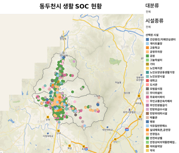 동두천시 생활SOC 현황 이미지