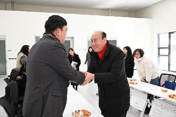 장애인단체 신년 인사 대표사진