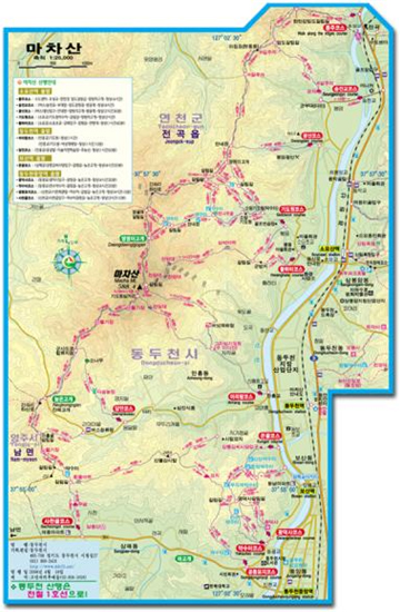마차산 지도 이미지